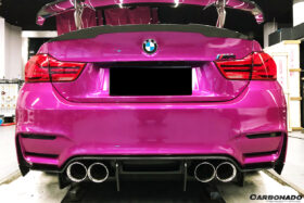DarwinPRO 2014-2020 BMW M3 F80 & M4 F82 SM Style Carbon Fiber Rear Lip - image 5