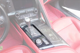 DarwinPRO 2013-2019 Corvette C7 Z06 Grandsport Dry Carbon Fiber Interior Automatic Manual Control Gear Shift Panel Cover Trim - image 1