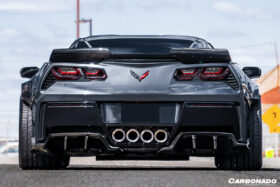 DarwinPRO 2013-2019 Corvette C7 Z51 Z06 Grandsport Carbon Fiber Trunk Spoiler - image 2