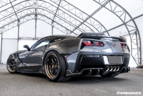 DarwinPRO 2013-2019 Corvette C7 Z51 Z06 Grandsport Carbon Fiber Trunk Spoiler - image 4