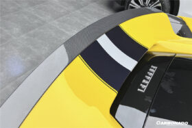 DarwinPRO 2018-2022 Ferrari 488 PISTA NV Style Carbon Fiber Trunk Spoiler Wing - image 6