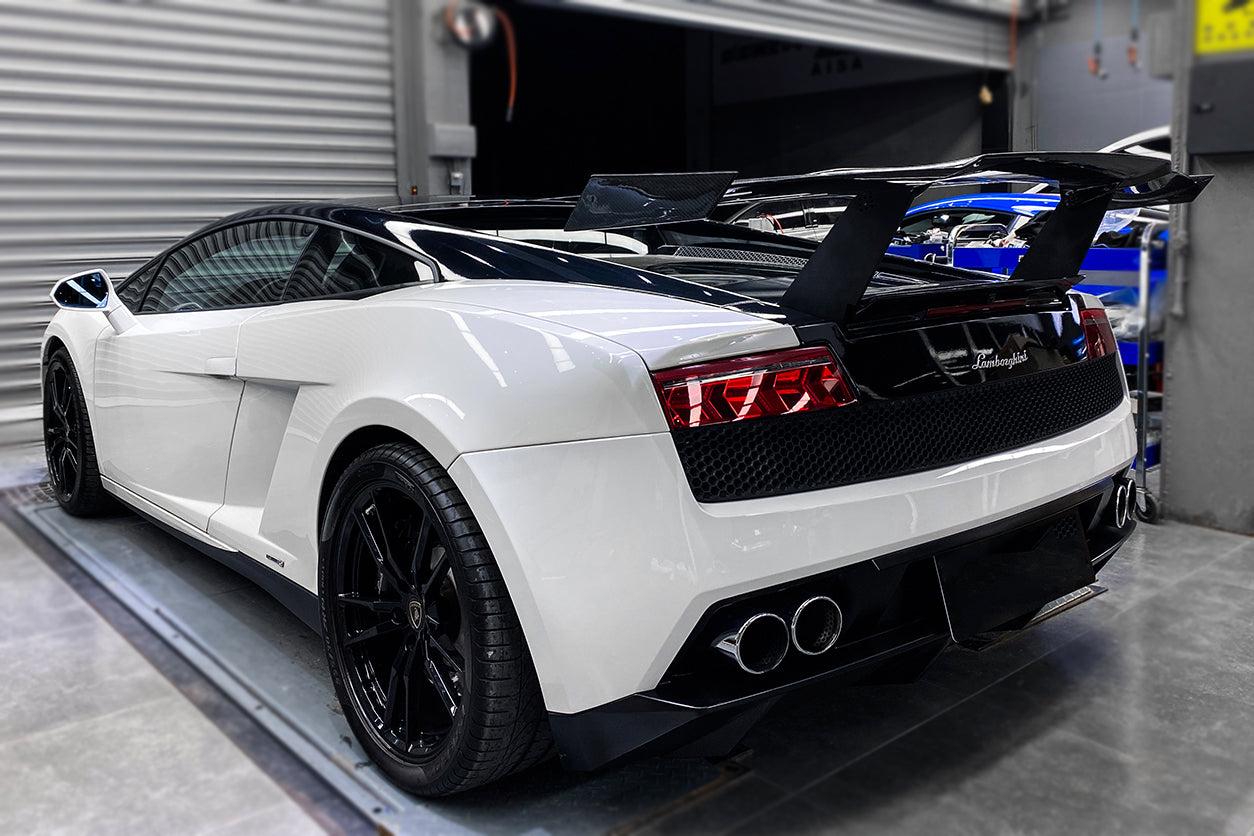 DarwinPRO 2004-2014 Lamborghini Gallardo Carbon Fiber Trunk Spoiler Wing Carbonado (STO)