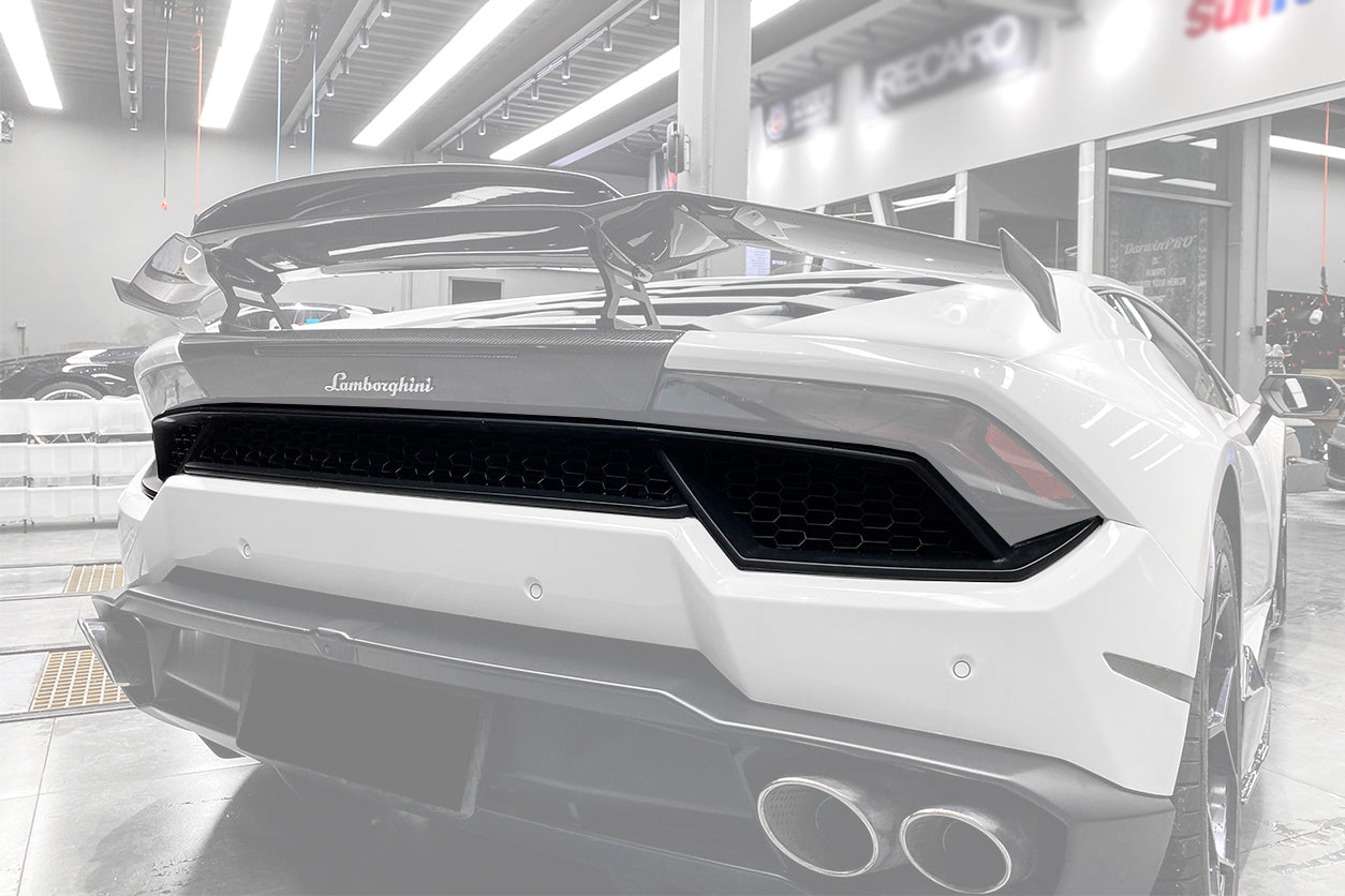 DarwinPRO 2015-2020 Lamborghini Huracan LP580 OE Style Carbon Rear Bumper Grille