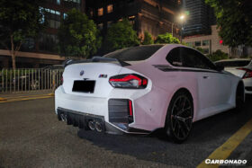 DarwinPRO 2021-UP BMW M2 G87 OD-B Style Dry Carbon Fiber Trunk Spoiler - image 8