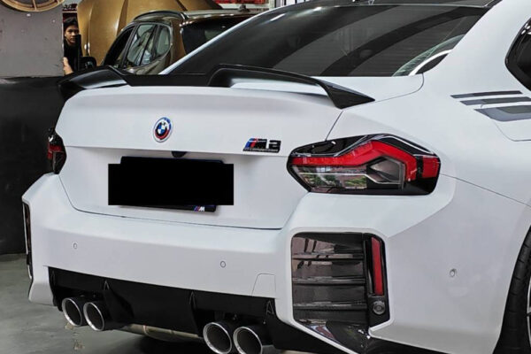 DarwinPRO 2021-UP BMW M2 G87 OD-B Style Dry Carbon Fiber Trunk Spoiler