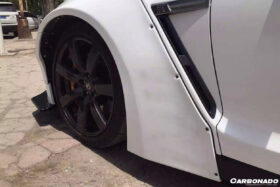 DarwinPRO 2008-2016 Nissan GTR R35 CBA DBA DE Style Wide Fender Flares - image 3