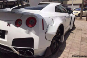DarwinPRO 2008-2016 Nissan GTR R35 CBA DBA DE Style Wide Fender Flares - image 5