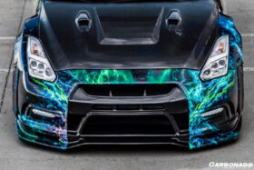 DarwinPro Aerodynamics DarwinPRO GTR R35 DBA VA Style Front Bumper - Image 4