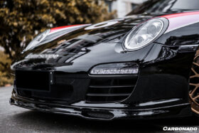 DarwinPRO 2009-2012 Porsche 911 997.2 Carrera S 4S EM Style Front Lip - image 8