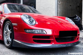 DarwinPRO 2005-2008 Porsche 911 997.1 Carrera | S | 4S Carbon Fiber Front Lip - Carbonado (TA) - image 4