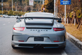 DarwinPro Aerodynamics DarwinPRO 911 991.1 2C GT3 Style Rear Bumper (For Mid-Exhaust) Fits Carrera, Carrera S