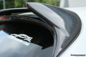 DarwinPRO 2014-2019 Porsche Macan BS Style Carbon Fiber Roof Spoiler - image 2