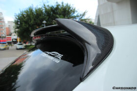 DarwinPRO 2014-2019 Porsche Macan BS Style Carbon Fiber Roof Spoiler - image 3