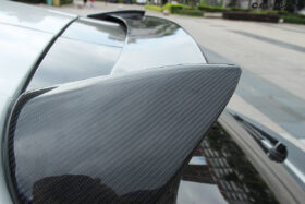 DarwinPRO 2014-2019 Porsche Macan BS Style Carbon Fiber Roof Spoiler - image 4