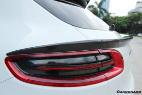 DarwinPRO 2014-2019 Porshe Macan BS Style Carbon Fiber Rear Decklid Spoiler - image 6