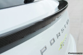 DarwinPRO 2014-2019 Porshe Macan BS Style Carbon Fiber Rear Decklid Spoiler - image 8