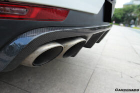 DarwinPRO 2014-2019 Porsche Macan BS Style Carbon Fiber Rear Diffuser - image 7