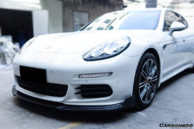 DarwinPRO 2013-2016 Porsche Panamera 970.2 BS-Sport Style Carbon Fiber Front Lip - image 7