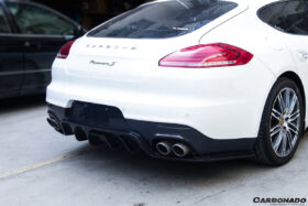 DarwinPRO 2013-2016 Porsche Panamera 970.2 BS-Sport Style Carbon Fiber Rear Diffuser - image 9