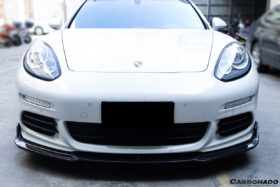 DarwinPRO 2013-2016 Porsche Panamera 970.2 BS-Sport Style Carbon Fiber Front Lip - image 3