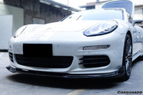 DarwinPRO 2013-2016 Porsche Panamera 970.2 BS-Sport Style Carbon Fiber Front Lip - image 5