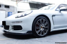 DarwinPRO 2013-2016 Porsche Panamera 970.2 BS-Sport Style Carbon Fiber Front Lip - image 6