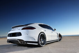 DarwinPRO 2013-2016 Porsche Panamera 970.2 FD Style Carbon Fiber Trunk Spoiler Wing - image 2