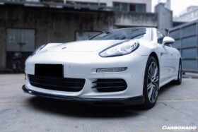 DarwinPRO 2013-2016 Porsche Panamera 970.2 GMT Style Carbon Fiber Front Lip - image 2