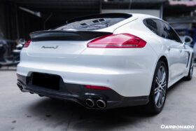 DarwinPRO 2013-2016 Porsche Panamera 970.2 GMT Style Carbon Fiber Rear Diffuser - image 2