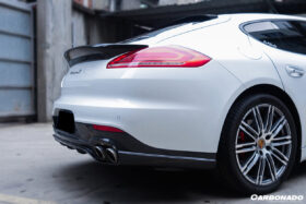 DarwinPRO 2013-2016 Porsche Panamera 970.2 GMT Style Carbon Fiber Rear Diffuser - image 3