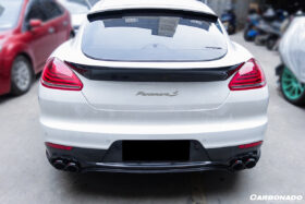 DarwinPRO 2013-2016 Porsche Panamera 970.2 TAS Style Carbon Fiber Roof Spoiler - image 3