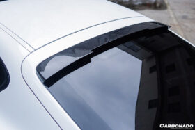 DarwinPRO 2013-2016 Porsche Panamera 970.2 TAS Style Carbon Fiber Roof Spoiler - image 5