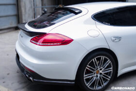 DarwinPRO 2013-2016 Porsche Panamera 970.2 TAS Style Carbon Fiber Trunk Spoiler - image 4