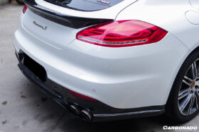DarwinPRO 2013-2016 Porsche Panamera 970.2 TAS Style Carbon Fiber Trunk Spoiler - image 6