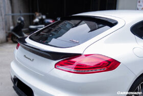 DarwinPRO 2013-2016 Porsche Panamera 970.2 TAS Style Carbon Fiber Trunk Spoiler - image 7