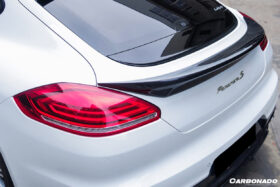 DarwinPRO 2013-2016 Porsche Panamera 970.2 TAS Style Carbon Fiber Trunk Spoiler - image 8