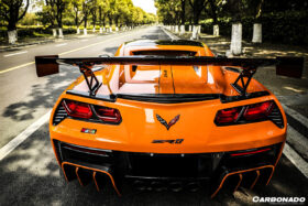 DarwinPRO 2013-2019 Corvette C7 Z51 Z06 Grandsport AR Style Carbon Fiber Trunk Wing Spoiler - image 5
