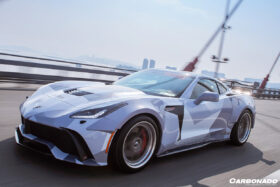 DarwinPRO 2013-2019 Corvette C7 Stingray AR Style Carbon Fiber Side Skirts Extension - image 7