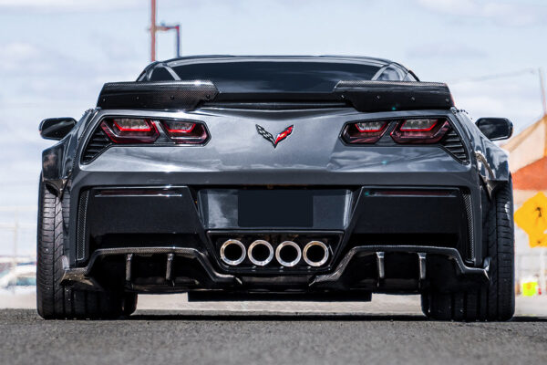 DarwinPRO 2013-2019 Corvette C7 Z51 ROX Style Rear Diffuser
