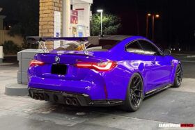 DarwinPRO 2014-2023 BMW M4 GTS2 Style Carbon Fiber Trunk Spoiler - image 5