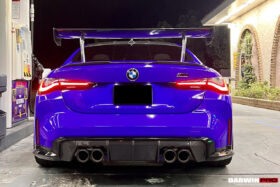 DarwinPRO 2014-2023 BMW M4 GTS2 Style Carbon Fiber Trunk Spoiler - image 8