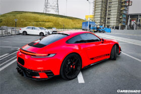 DarwinPRO 2019-2024 Porsche 911 992 Carrera & Targa Sport Design Bumper WP Style Dry Carbon Fiber Rear Lip - image 10