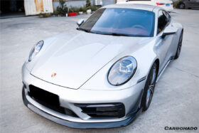 DarwinPRO 2019-2024 Porsche 911 992 Carrera & Targa Sport Design WP Style Dry Carbon Fiber Bumper Canards - image 8