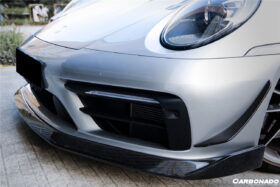 DarwinPRO 2019-2024 Porsche 911 992 Carrera & Targa Sport Design WP Style Dry Carbon Fiber Bumper Canards - image 10