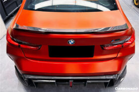DarwinPRO 2021-UP BMW M3 G80 G20 VRS Style Carbon Fiber Trunk Spoiler - image 7