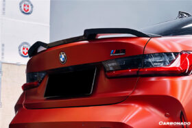 DarwinPRO 2021-UP BMW M3 G80 G20 VRS Style Carbon Fiber Trunk Spoiler - image 9
