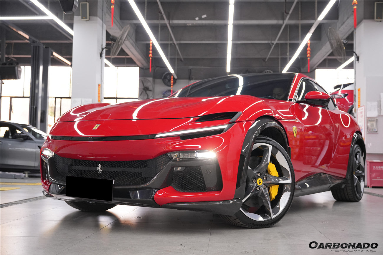 DarwinPro Aerodynamics DarwinPRO Purosangue FUV Type F175 OEM Style Dry Carbon Fiber Side Skirts for Purosangue - Image 2