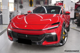 DarwinPro Aerodynamics DarwinPRO Purosangue FUV Type F175 OEM Style Dry Carbon Fiber Front Lip for Purosangue - Image 5
