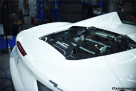 DarwinPro Aerodynamics DarwinPRO Autoclave Carbon Fiber Engine Hood With Glass Carbonado (CPO) Fits: 488 Spider, Pista