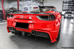 DarwinPro Aerodynamics DarwinPRO 488 GTB MSY Style Trunk Spoiler for Ferrari 488 - Image 6